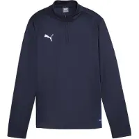 Puma Functioneel shirt 'TeamGoal' navy / wit