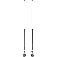 Les batons d'Alain - Skistokken - Neige voor Unisex van Wol - Maat 135 cm - Wit