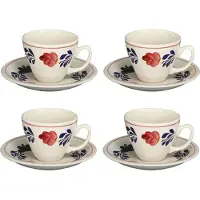 Boerenbont Kop en Schotel - Audrey - set van 4 stuks