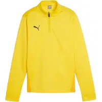 Puma Trainingsshirt teamGOAL Kwartrits - Faster Yellow/Zwart Kids