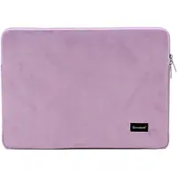 Bombata Universele Velvet Laptophoes Sleeve - 15.6 inch / 16 inch - Lila Paars