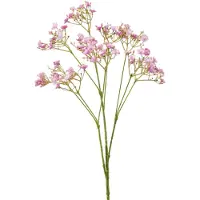 Emerald Kunstbloem Gipskruid - 68 cm - fuchsia roze - tak - kunst zijdebloem - Gypsophila - Kunstbloemen