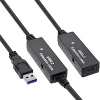 InLine USB-A - USB-C actieve verlengkabel | USB3.0 5 Gbps | 15 meter