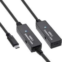 InLine USB-C actieve verlengkabel | USB3.0 5 Gbps | 15 meter