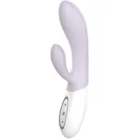 Zini Paarse Siliconen Dew Hydrangea rabbit vibrator van Zini