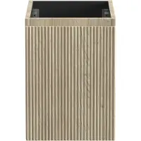 Storke Ribs zwevend wastafelonderkast 35 x 52 cm ruwe eik