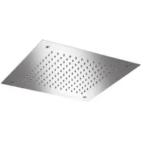 Hotbath Gal M110 Inbouw Hoofddouche 38x38cm - Geborsteld Gunmetal Pvd - Messing - Kranen, Douchekranen, Hoofddouches - 8720629198064 - Kranen, Douchekranen, Hoofddouches
