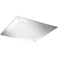Hotbath Archie M111 Inbouw Hoofddouche 50x50cm - Geborsteld Gunmetal Pvd - Messing - Kranen, Douchekranen, Hoofddouches - 8720847725226 - Kranen, Douchekranen, Hoofddouches