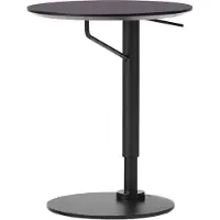 Audo Copenhagen Branch Bijzettafel Ø45 Cm Houtskool - Bijzettafels & buffetten Linoleum Charcoal - 71143-002024
