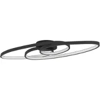 Eglo Zwarte led plafondlamp Gianella