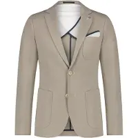 Blue industry colbert beige effen