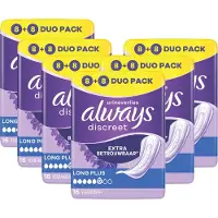 Always Discreet Verband Voor Urineverlies Dames Long Plus - 6 x 16 Verbanden