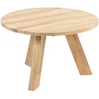4 Seasons Outdoor Outdoor Cosmic loungetafel Ø65 cm antractiet - teak
