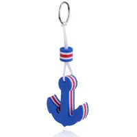 LGT JWLS Nautische Stijl Sleutelhanger - Blijft Drijven - Blauw - Anker