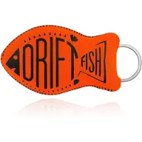 LGT JWLS Drijvende Vis Sleutelhanger - Neopreen - Fel Oranje