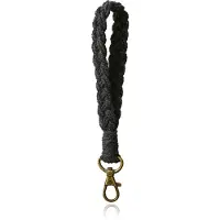 Deja Jewels Macramé Polsband met Gesp - Zwart