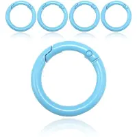 LGT JWLS Set van 5 Boho Karabijnhaken - Blauw