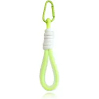 LGT JWLS Sleutelhanger/Telefoonkoord met Handige Gesp - Fluor Geel & Wit