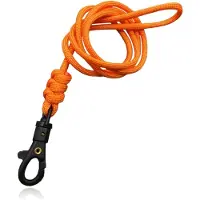 LGT JWLS Paracord 50cm met Handige Haak - Orange Black