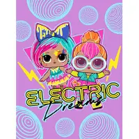 L.O.L. Surprise! LOL Surprise! Fleece Deken, Electric Dreams - 130 x 170 cm - Polyester