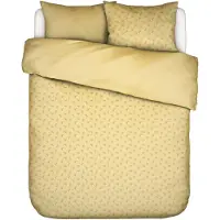 Essenza & Co Dekbedovertrek Lily Melody Lemon Yellow Mousseline-200 x 200 / 220 cm | 2-Persoons