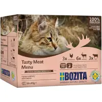 Bozita vlees & vis in gelei multipack natvoer kat 2 trays (24 x 85 g)