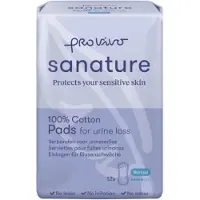 Sanature Pro Vivo 100% Katoenen Incontinentieverband Normaal 12 Stuks