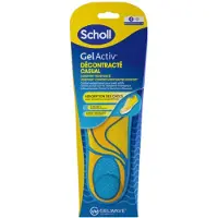 Scholl 4x Gelactiv Inlegzolen Casual Small Maat 35.5-40.5 1 Paar