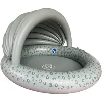 Swim Essentials 100cm Groen Luipaard Kinder Zwembad met luifel