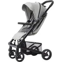Mutsy Nexo-kinderwagen | Betonmelange | Zwart Frame | Zwart Detail