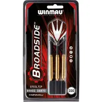 Winmau Broadside brass steeltip dartpijlen 22 gram