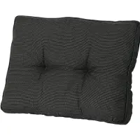 Madison Loungekussen Madison Rib Black Rugkussen (73 x 43 cm)