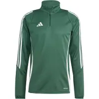 Adidas Sportsweatshirt 'Tiro 24' donkergroen / wit