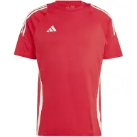 Adidas Functioneel shirt 'Tiro 24' rood / wit