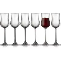 Lyngby Portglas Glas Juvel Clear 90 ml (6-delig)