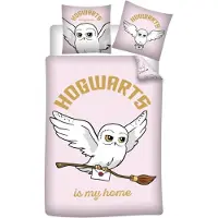 Douceur d'intérieur Harry Potter Dekbedovertrek Hogwarts is my home - 140 x 200 cm Polyester