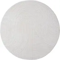 Veer Carpets Vloerkleed ella cream rond ø160 cm