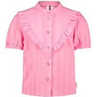 B.NOSY Meisjes blouse - Soof - Sugar roze. Maat 158/164