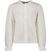 B.NOSY Meisjes blouse embroidery - Fee - Ecru. Maat: 116