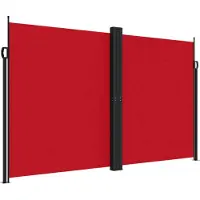 vidaXL Tuinscherm uittrekbaar 200x1200 cm rood