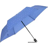 Knirps U.200 ultra lichte duomatic regen blauw, Blauw