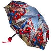 Marvel Spider-Man Paraplu, City - Ø 90 x 24/55 cm - Polyester