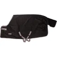 Bucas Deken Anniversary Turnout Stay-dry 0gr Zwart-zilver - 120/160