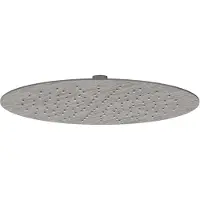 Ivy Aia Toebehoren Hoofddouche slim 30cm antikalk nozzels, Eco-air Geborsteld metal black PVD