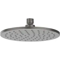 Ivy Aia Hoofddouche medium 20 cm anti-kalk nozzels geborsteld metal black pvd