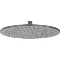 Ivy Aia Hoofddouche Medium 30cm - Geborsteld Metal Black PVD - Messing - Kranen, Douchekranen, Hoofddouches - 8718835180867 - Kranen, Douchekranen, Hoofddouches