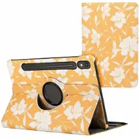 IMoshion 360° Draaibare Design Bookcase voor de Samsung Galaxy Tab S9 11.0 inch - Yellow Flowers
