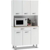 Young Furniture Keukenkast Pasta 185 cm hoog wit