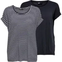 ONLY - ONLMOSTER S/S TOP CS JRS 2PACK - Meisjes - Blouses