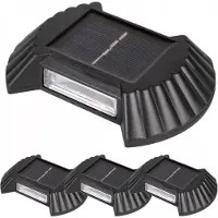 ABC-led LED solar wandlamp set - Met schemersensor - 2 kanten - 4 stuks